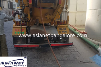 pit cleaning jet lorry